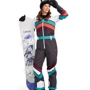 Tipsy Elves Women's Multicolor Ski Suit